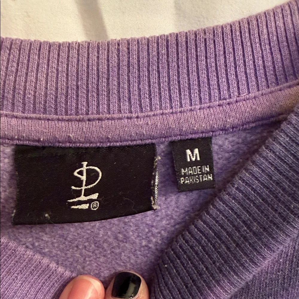 Pink Floyd Purple Oversized Tie-Dye Sweatshirt Urban Outfitters - Picture 2 of 3